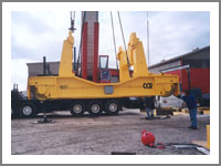 Loading a 185 ton ladle car